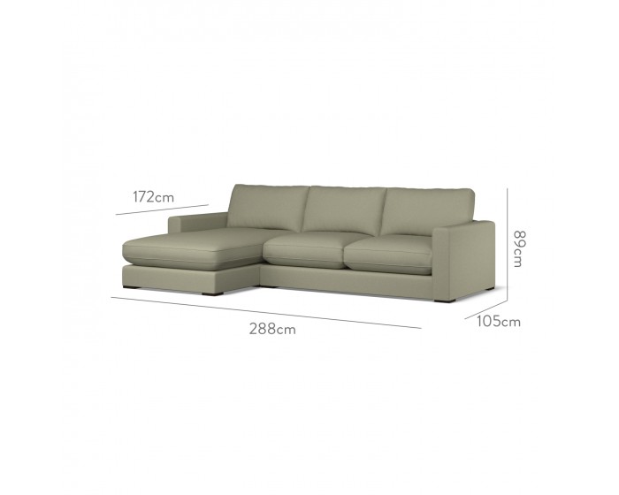 Cloud Medium Chaise LHF Shani Sage