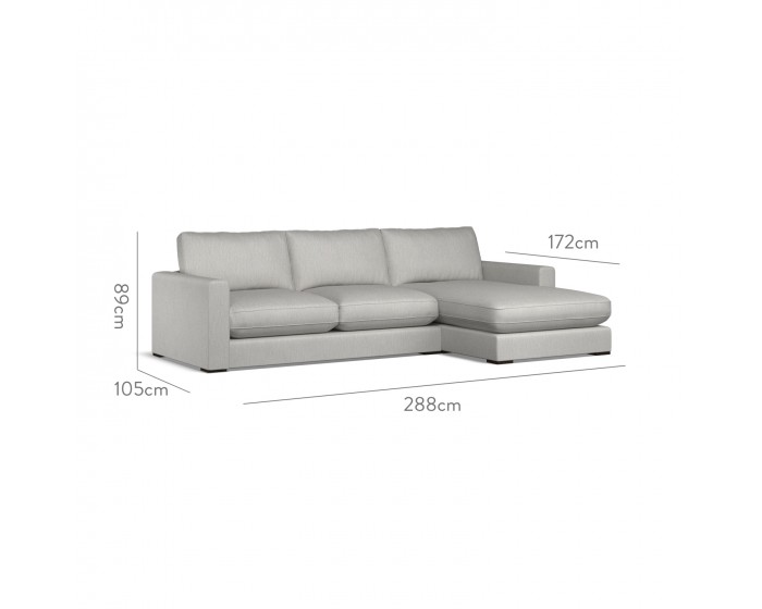 Cloud Medium Chaise RHF Amina Smoke