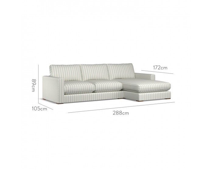 Cloud Medium Chaise RHF Fayola Mineral