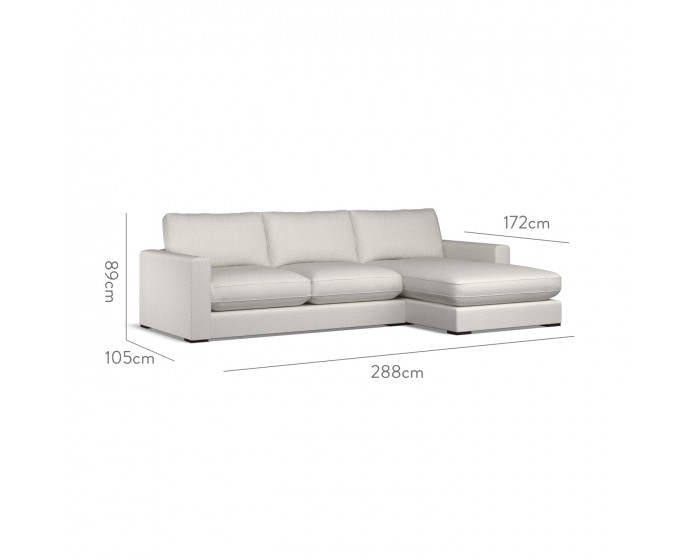 Cloud Medium Chaise RHF Jina Dove