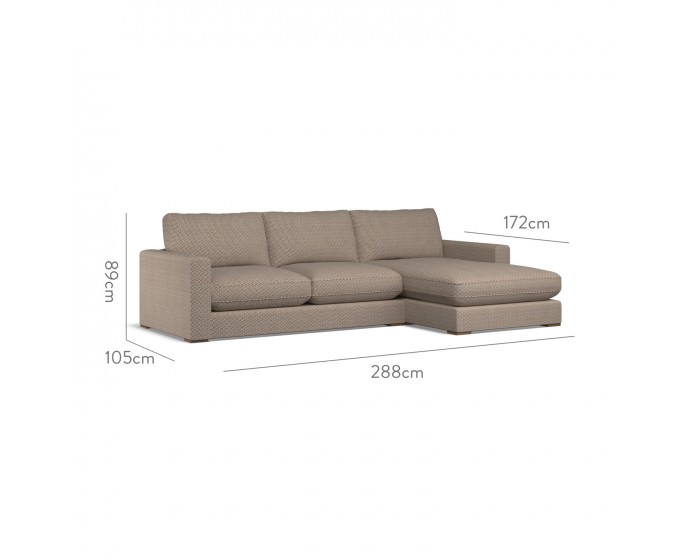 Cloud Medium Chaise RHF Nala Cinnabar