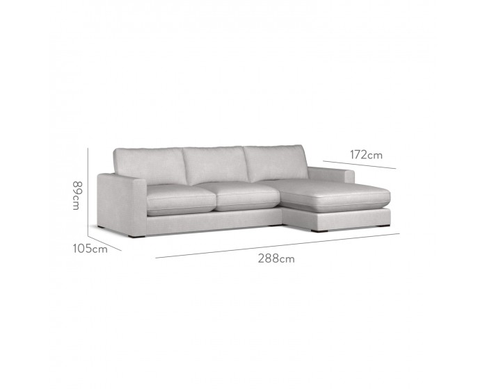 Cloud Medium Chaise RHF Safara Dove