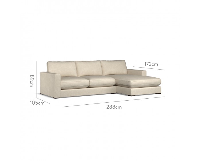 Cloud Medium Chaise RHF Safara Stone