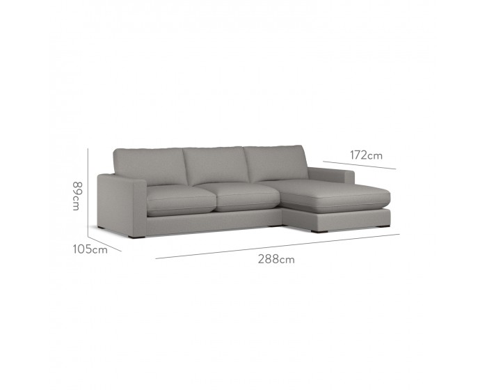 Cloud Medium Chaise RHF Viera Fog 