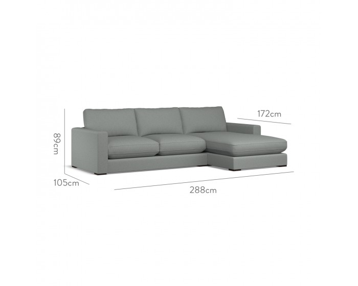 Cloud Medium Chaise RHF Viera Mineral