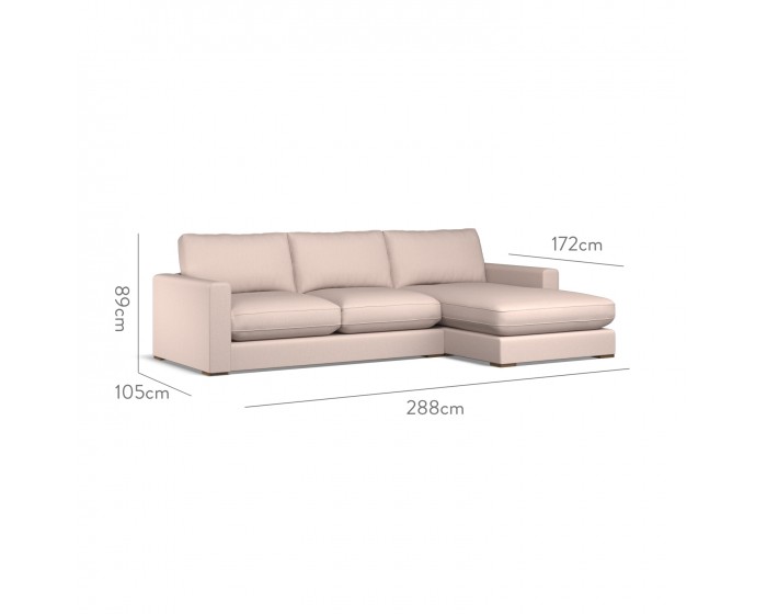 Cloud Medium Chaise RHF Zuri Shell