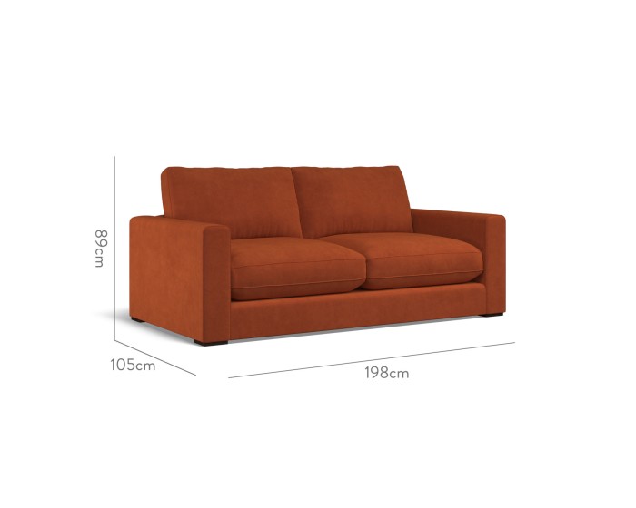 Cloud Medium Sofa Cosmos Cinnabar