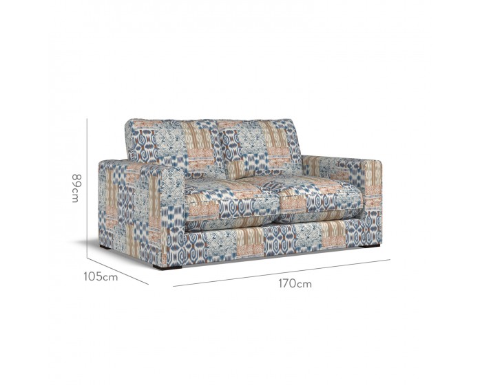 Cloud Small Sofa Kantha Indigo