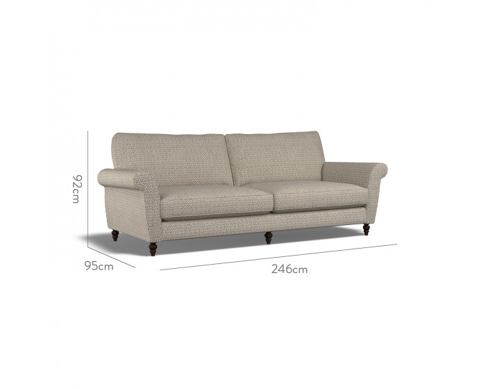 Ellery Extra Large Sofa Desta Taupe