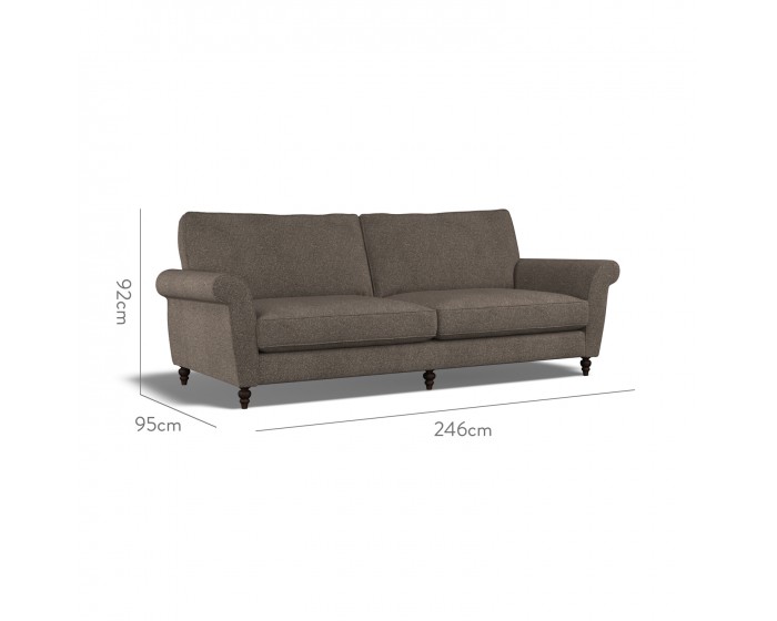 Ellery Extra Large Sofa Yana Espresso