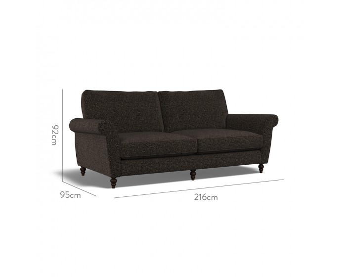 Ellery Large Sofa Yana Charcoal