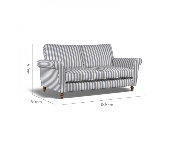 Ellery Medium Sofa Fayola Indigo