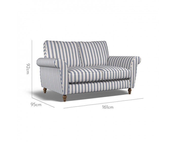 Ellery Small Sofa Fayola Indigo