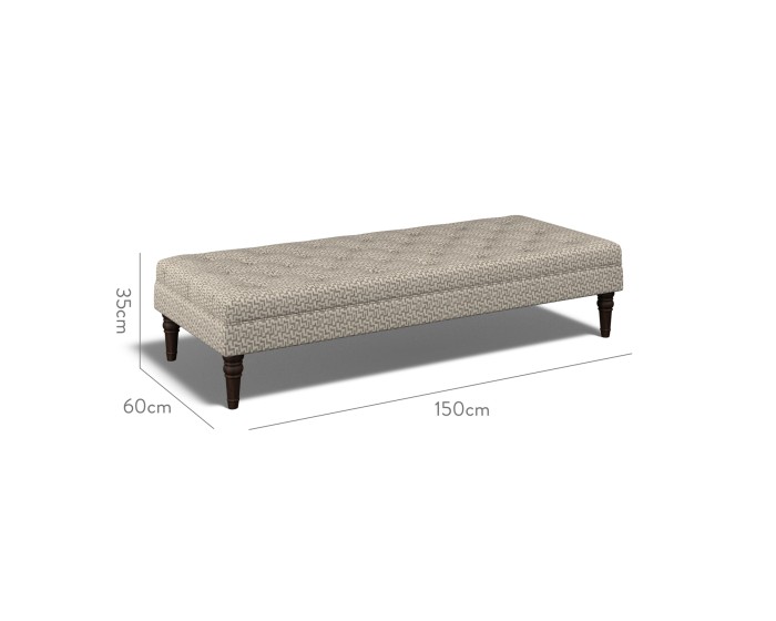 Monterey Extra Large Footstool Desta Taupe