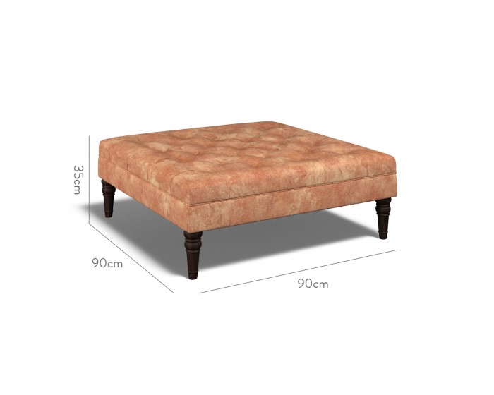 Monterey Large Footstool Namatha Rust