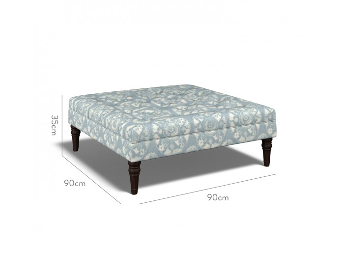 Monterey Large Footstool Nubra Denim