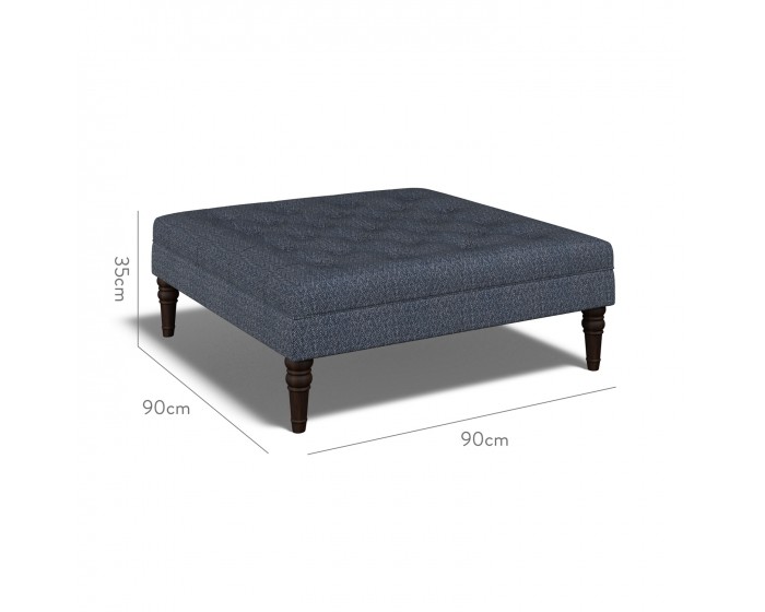 Monterey Large Footstool Safara Indigo