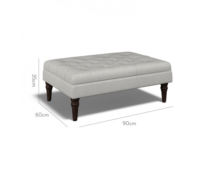 Monterey Medium Footstool Amina Smoke