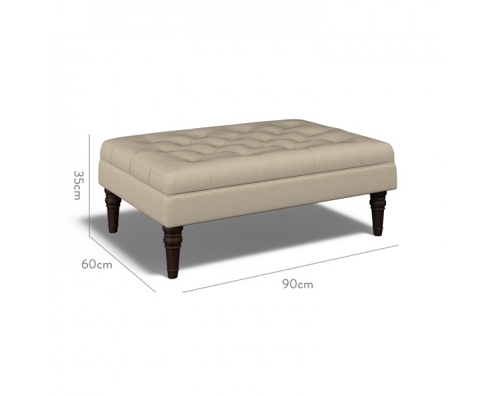 Monterey Medium Footstool Bisa Stone