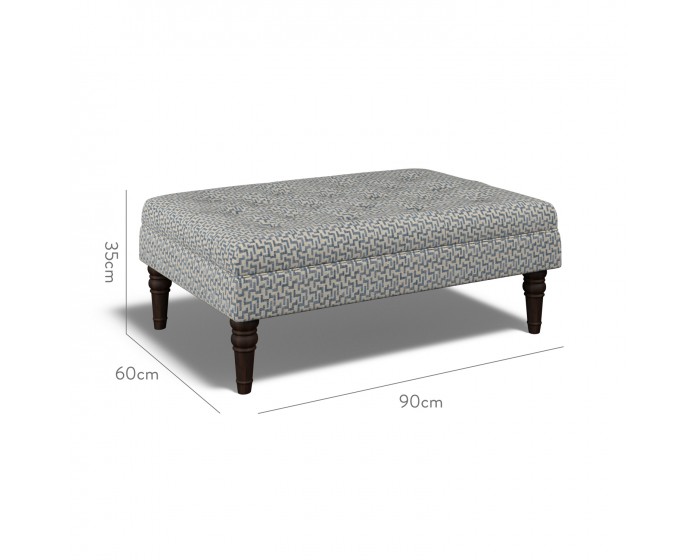 Monterey Medium Footstool Desta Denim