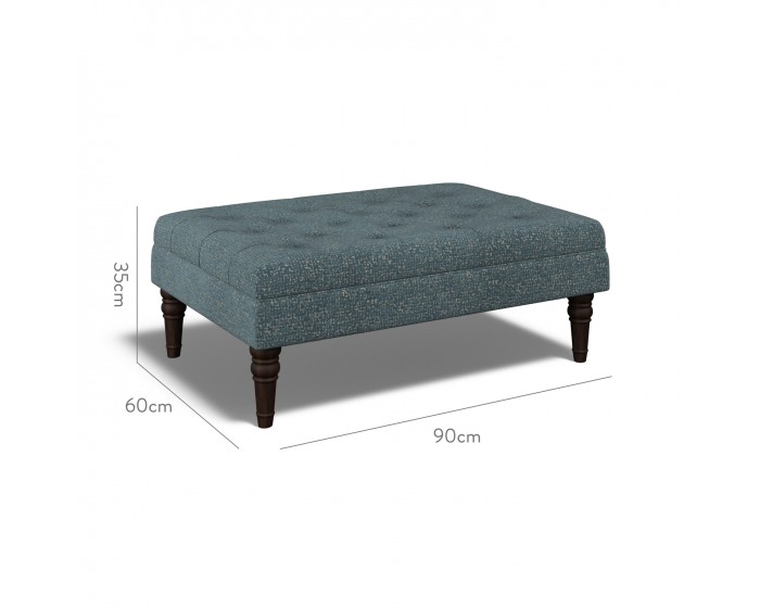 Monterey Medium Footstool Yana Teal