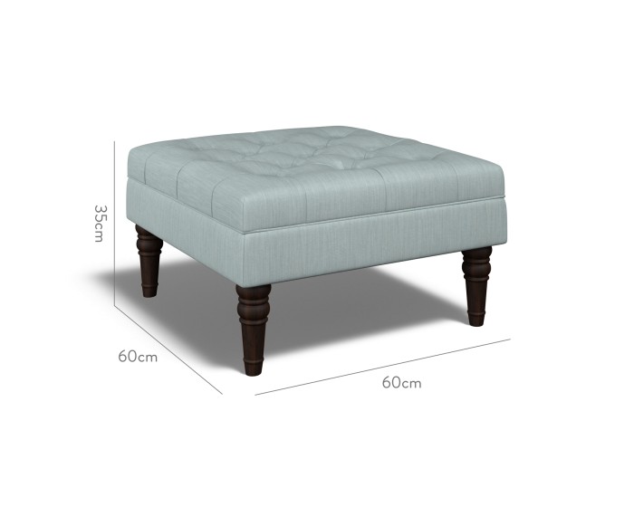 Monterey Small Footstool Amina Azure