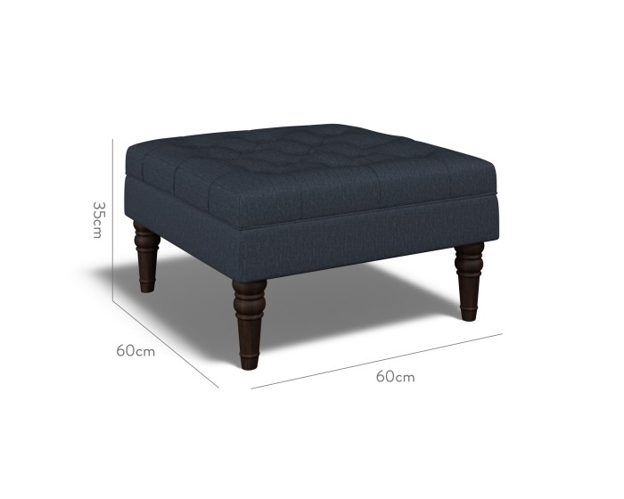 Monterey Small Footstool Bisa Indigo