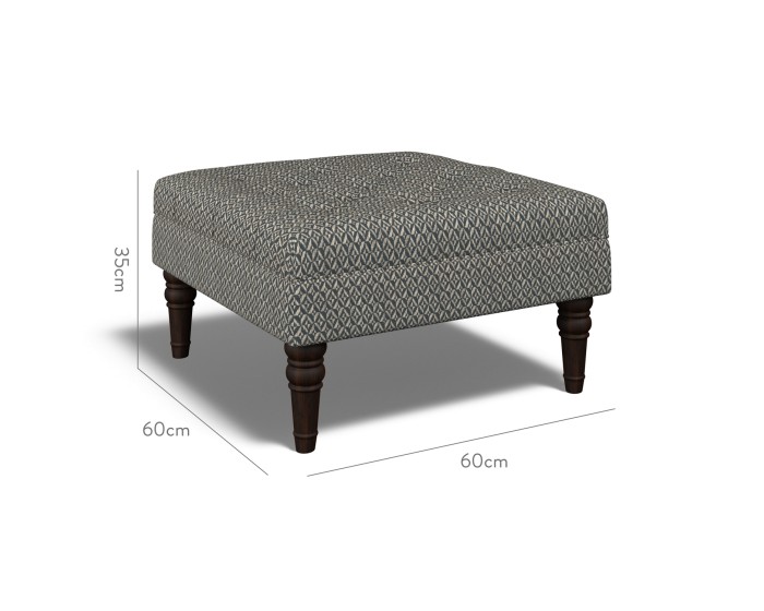 Monterey Small Footstool Jina Indigo