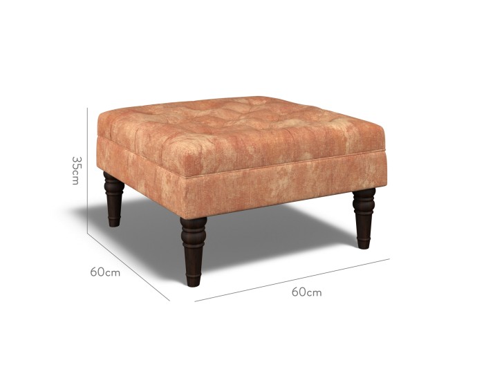 Monterey Small Footstool Namatha Rust