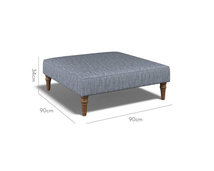 Savannah Large Stool Kalinda Denim