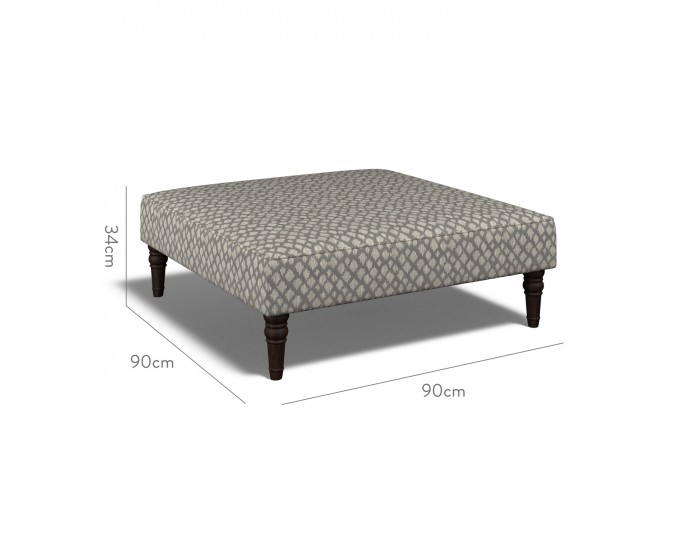 Savannah Large Stool Nia Charcoal