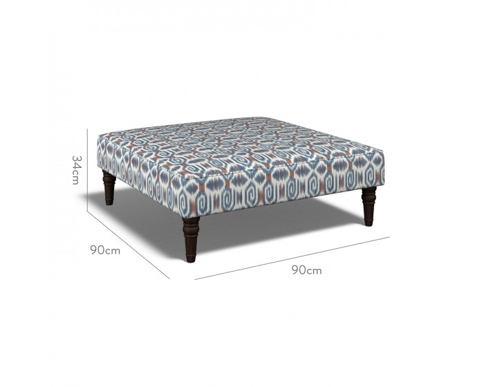 Savannah Large Stool Odisha Indigo