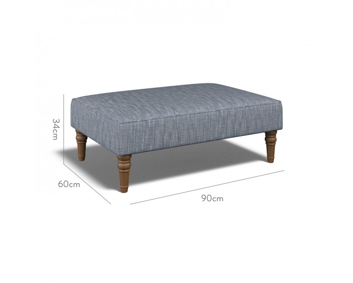 Savannah Medium Stool Kalinda Denim