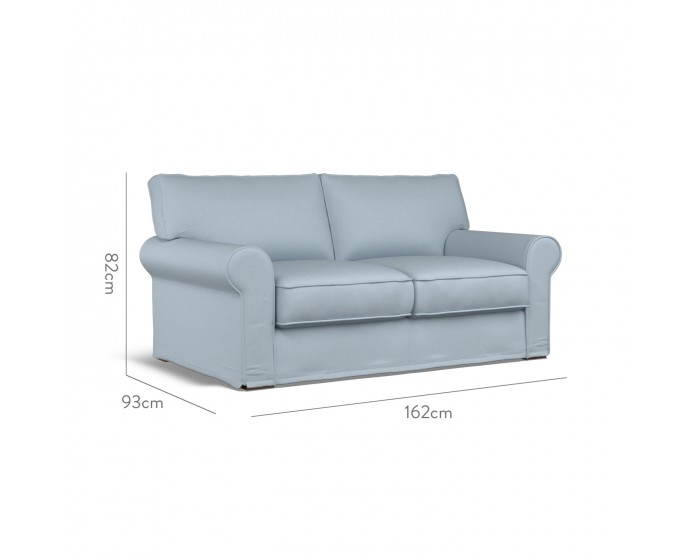 Vermont Loose Cover Small Sofa Shani Sky