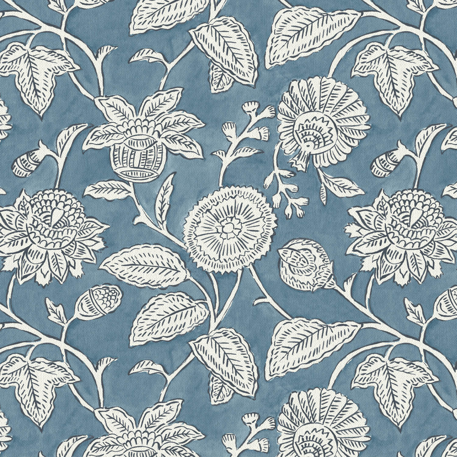 Chaitri Indigo Roman Blind