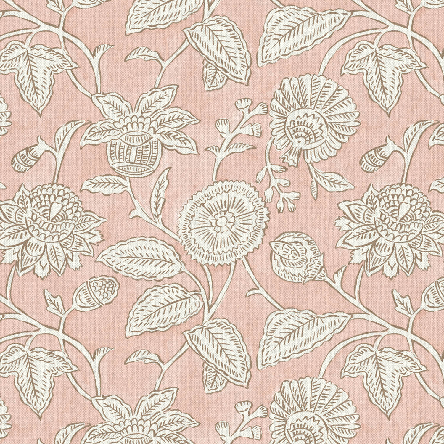 Chaitri Rose Printed Cotton Fabric