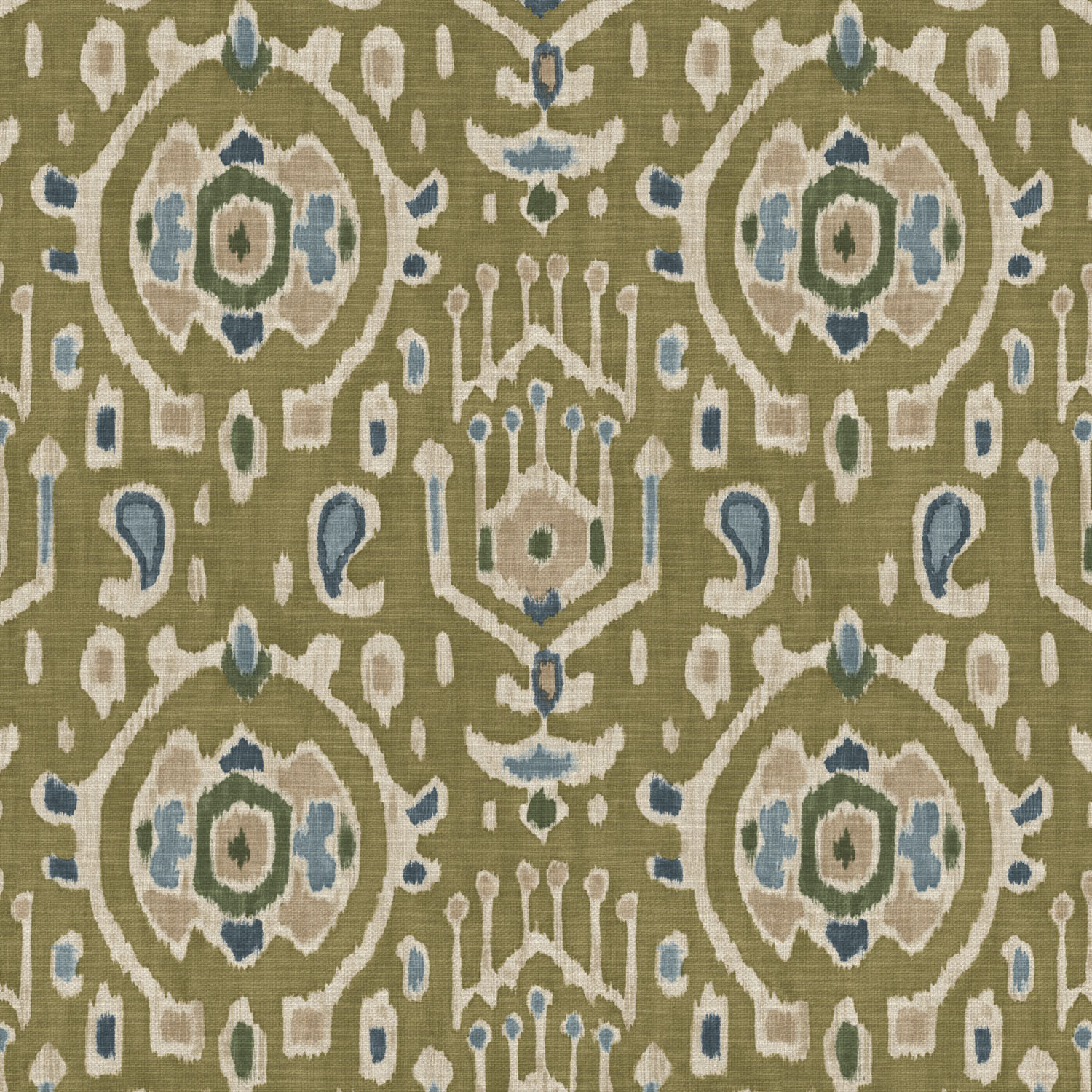 Chapan Olive Curtains
