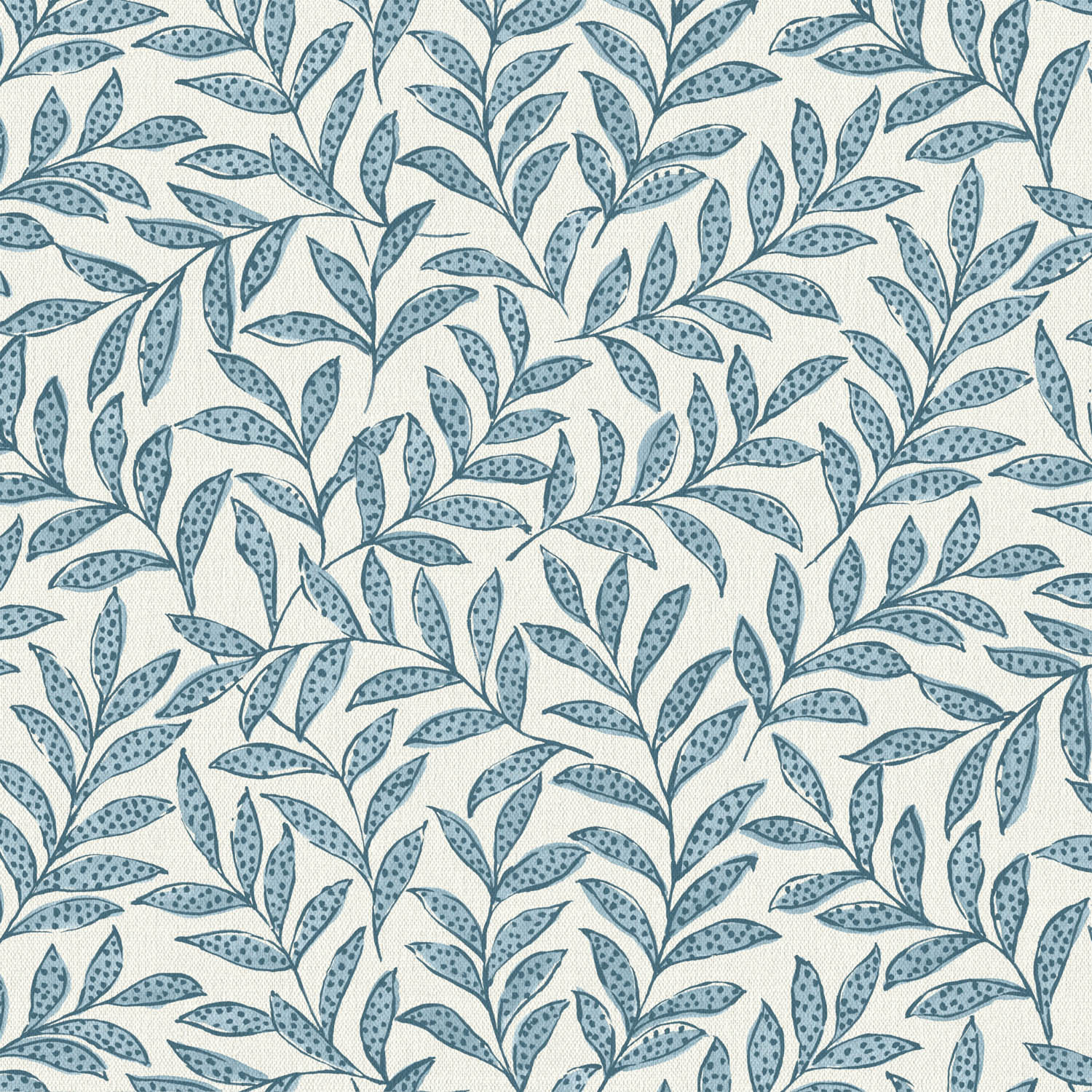 Rasika Blue Printed Cotton Fabric