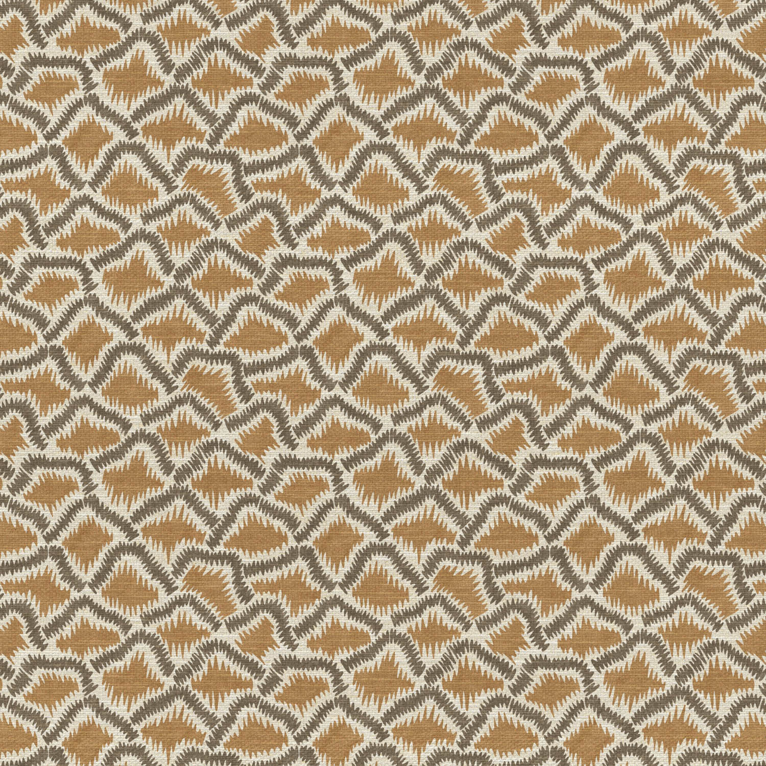 Wadi Ginger Printed Recycled Fabric