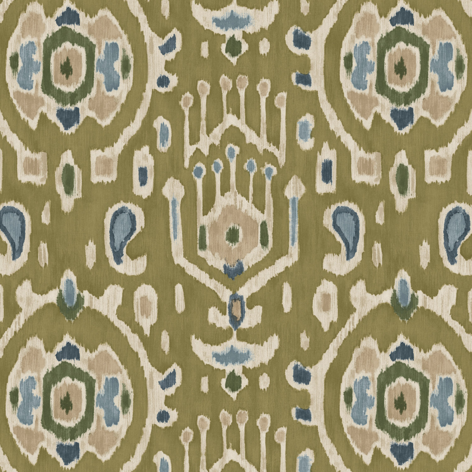 Chapan Olive Wallpaper