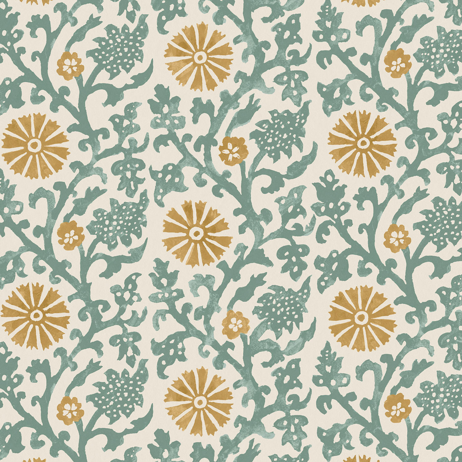 Mevlana Teal Wallpaper